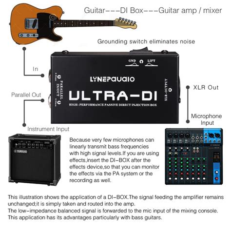 passive di box for electric guitar|active di box vs passive.